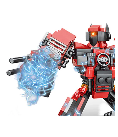 Transformišući Set Kockica - Robot i Dizalica - Image 2
