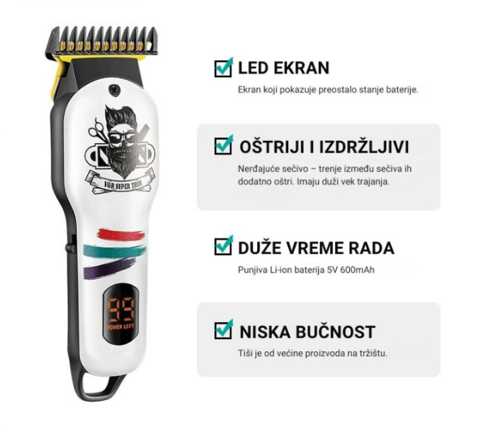 VGR V-971 Profesionalni trimer - mašinica za kosu - Image 2