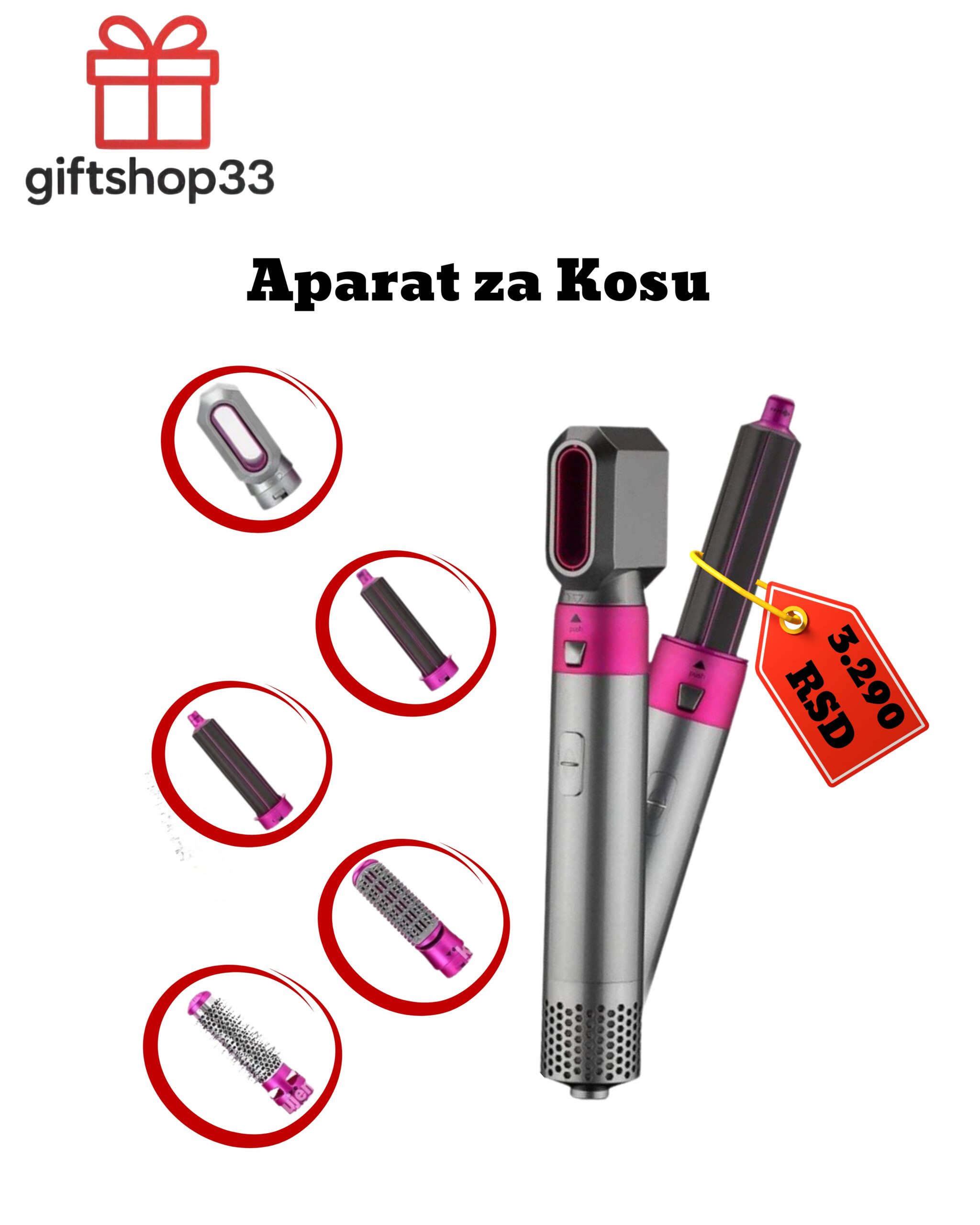 5 u 1 Multifunkcionalni Aparat za Kosu