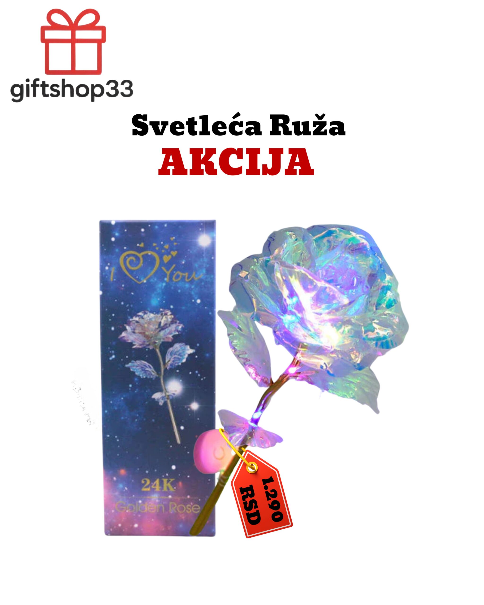 Magična Svetleća Ruža