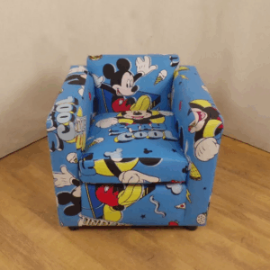 Dečija fotelja „Emi“ – plava, Mickey Mouse