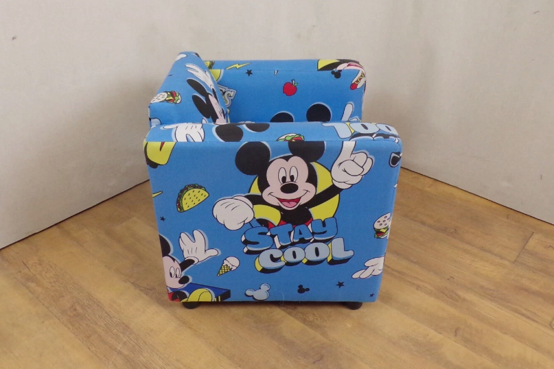 Dečija fotelja „Emi“ – plava, Mickey Mouse - Image 2