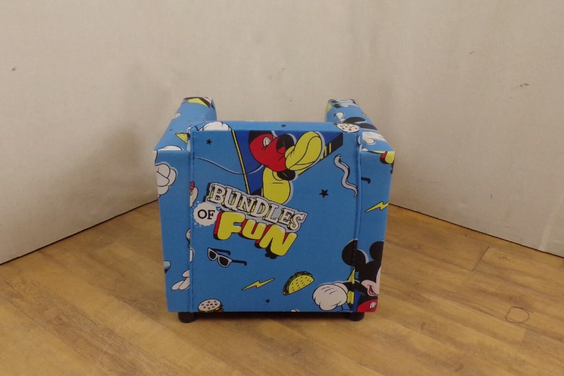 Dečija fotelja „Emi“ – plava, Mickey Mouse - Image 3